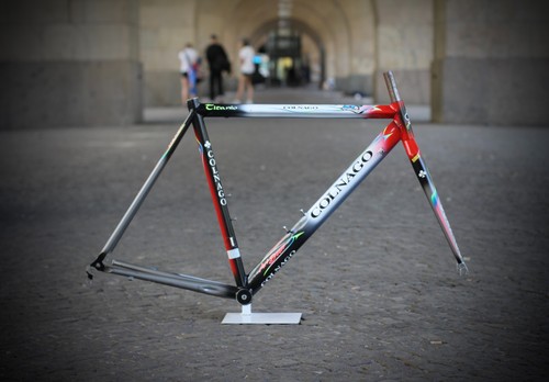 Colnago oval titanio art - titanio,