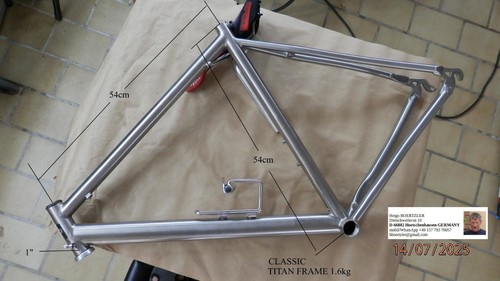 Titan rennradrahmen 54cm - titan,